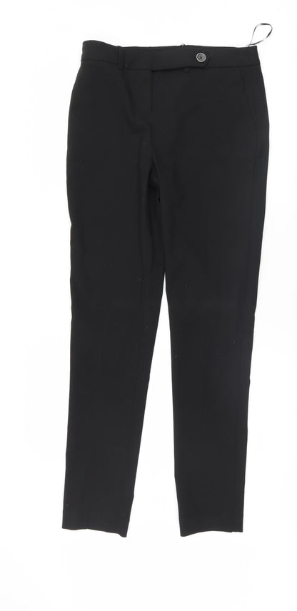 Womens UK Size 8 NEXT Regular Fit  Black Trousers