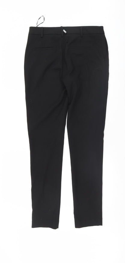 Womens UK Size 8 NEXT Regular Fit  Black Trousers