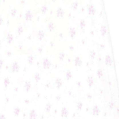 Marks and Spencer Womens White Floral  Top Dress Size 14