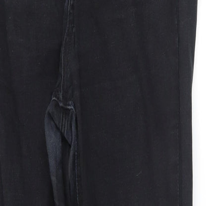 l&d Womens Black   Mom Jeans Size 38 L30 in