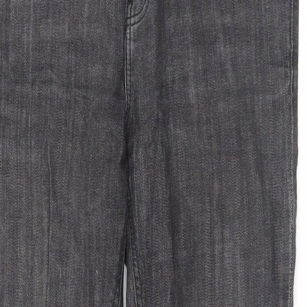 Womens UK Size 28 Review Regular Fit Skinny Grey Jeans