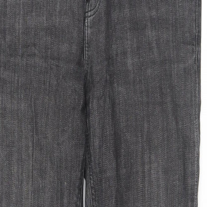 Womens UK Size 28 Review Regular Fit Skinny Grey Jeans