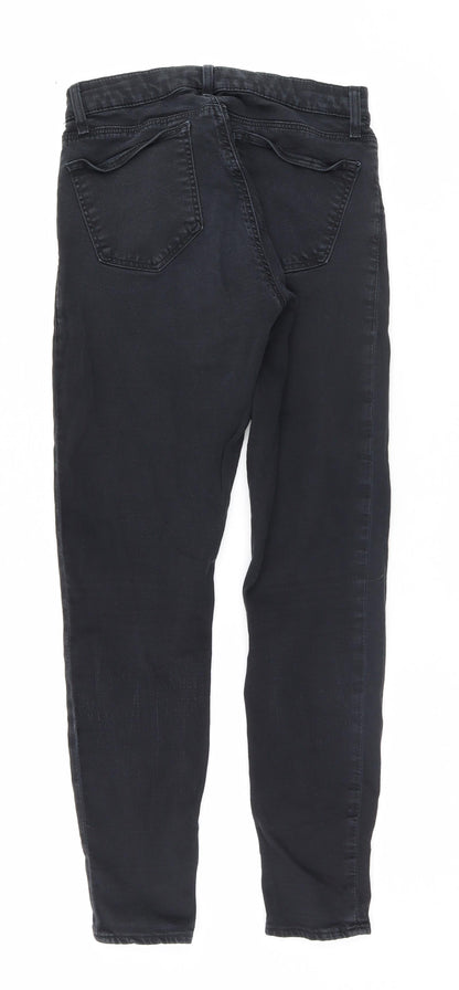 Topshop Womens Black   Skinny Jeans Size 26 L30 in