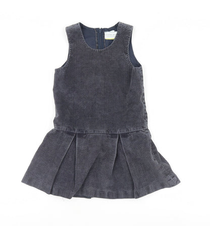 Denby Dale Girls Blue   Pinafore/Dungaree Dress  Size 6 Years