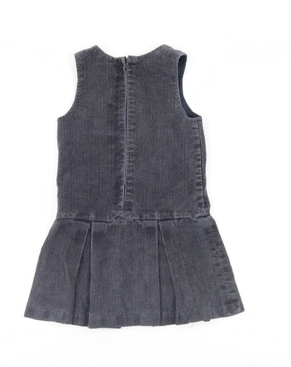 Denby Dale Girls Blue   Pinafore/Dungaree Dress  Size 6 Years