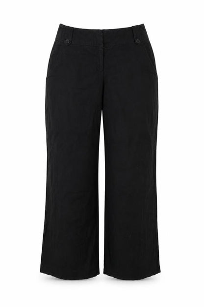 Womens UK Size 12 Matalan Regular Fit  Black Trousers