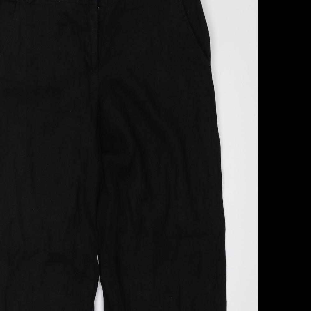 Matalan Womens Black   Trousers  Size 12 L28 in