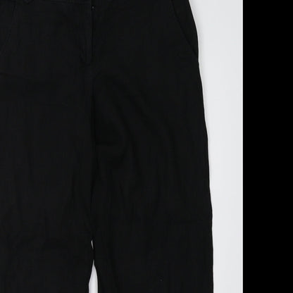 Matalan Womens Black   Trousers  Size 12 L28 in