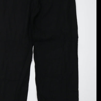 Matalan Womens Black   Trousers  Size 12 L28 in