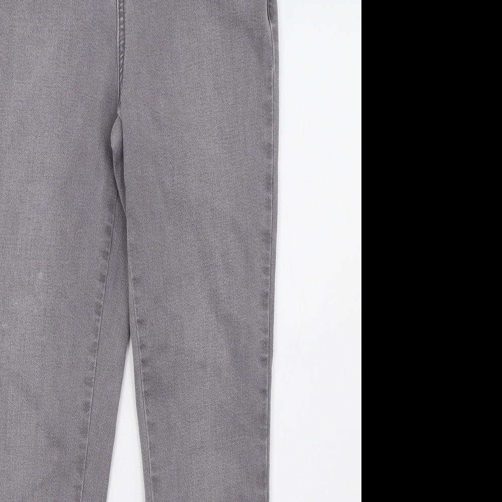 Sainsburys Womens Grey  Denim Skinny Jeans Size 8 L29 in