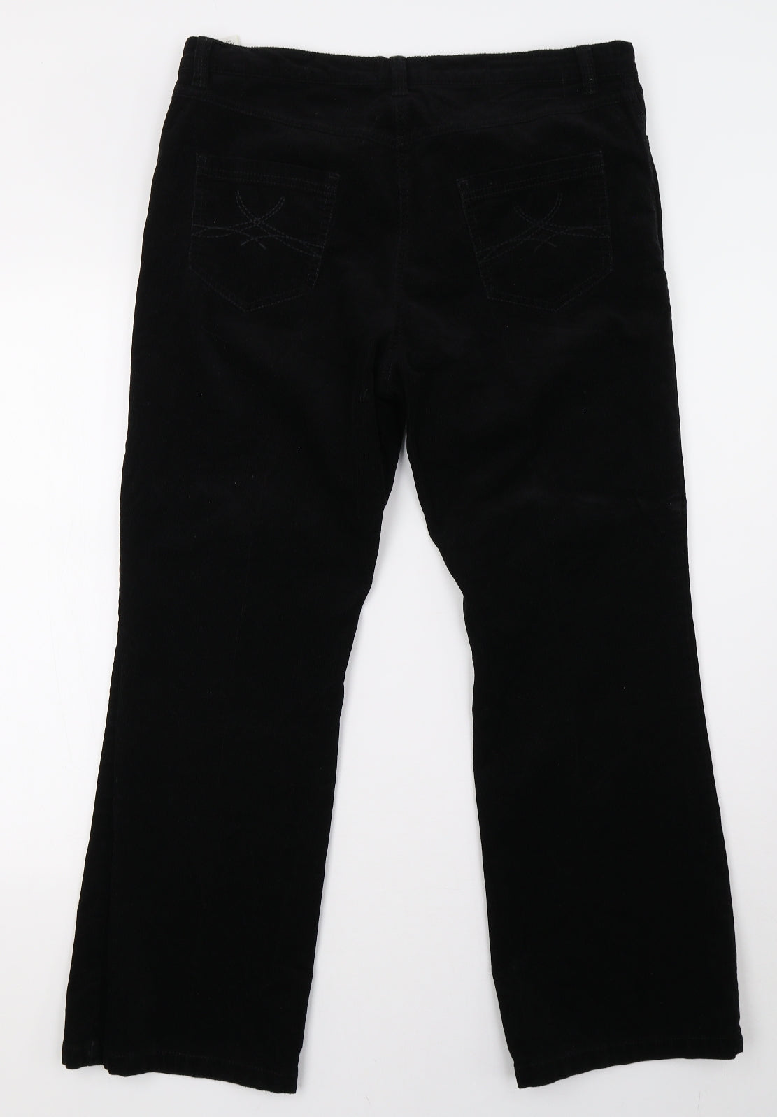 Womens UK Size 14 Marks and Spencer Regular Fit  Beige Trousers