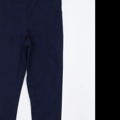 Studio Womens Blue  Denim Jegging Trousers Size 10 L28 in