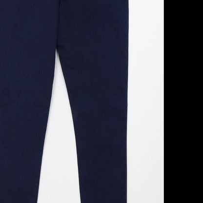 Studio Womens Blue  Denim Jegging Trousers Size 10 L28 in