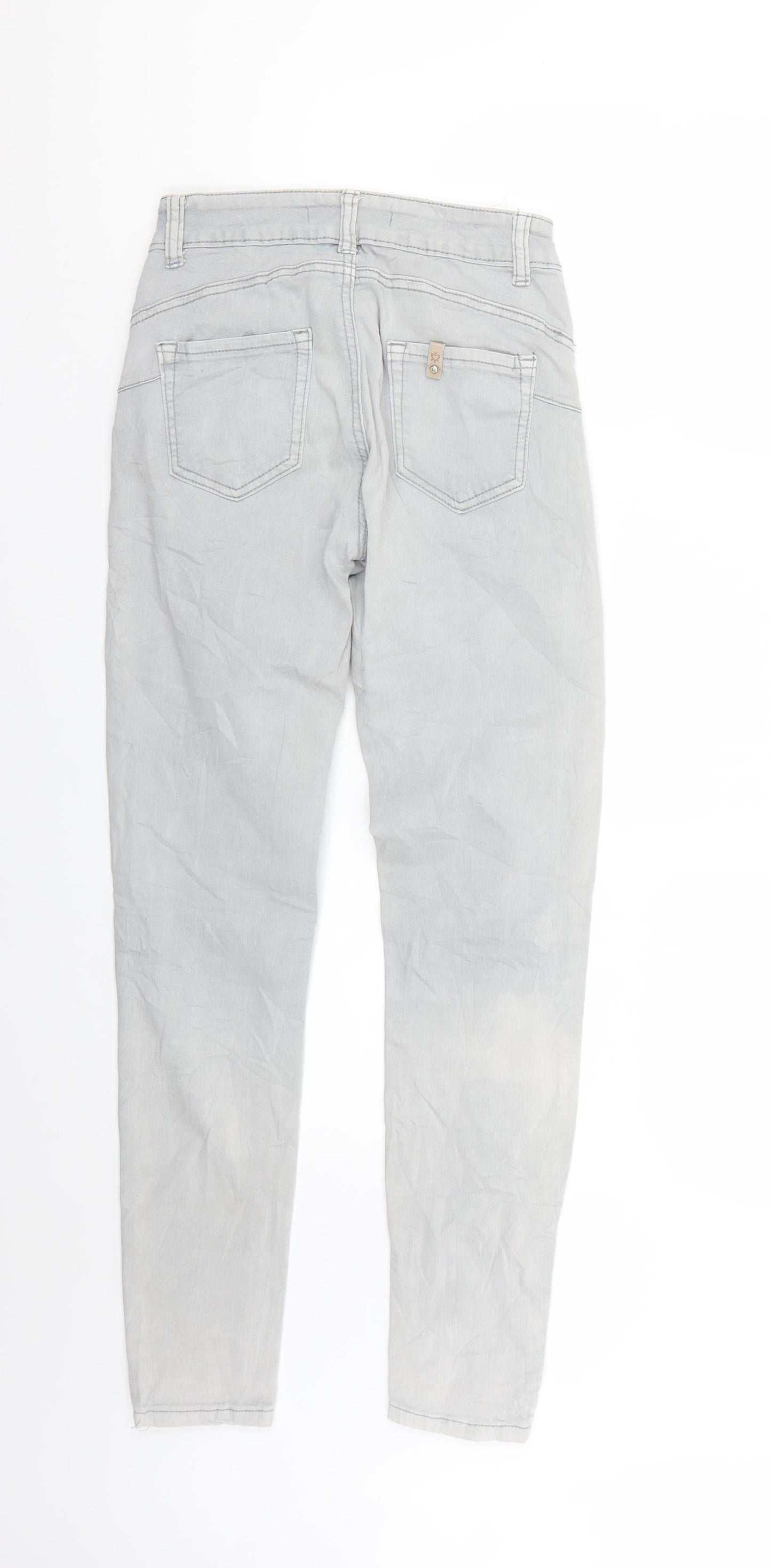 miss bonbon Mens Grey   Skinny Jeans Size S L25 in