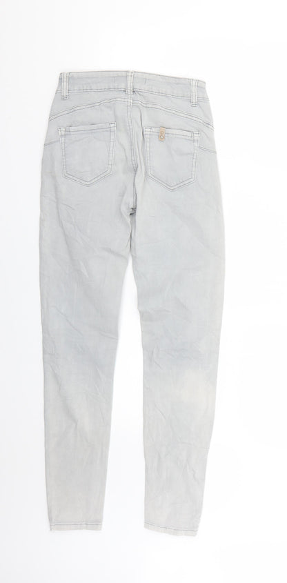 miss bonbon Mens Grey   Skinny Jeans Size S L25 in