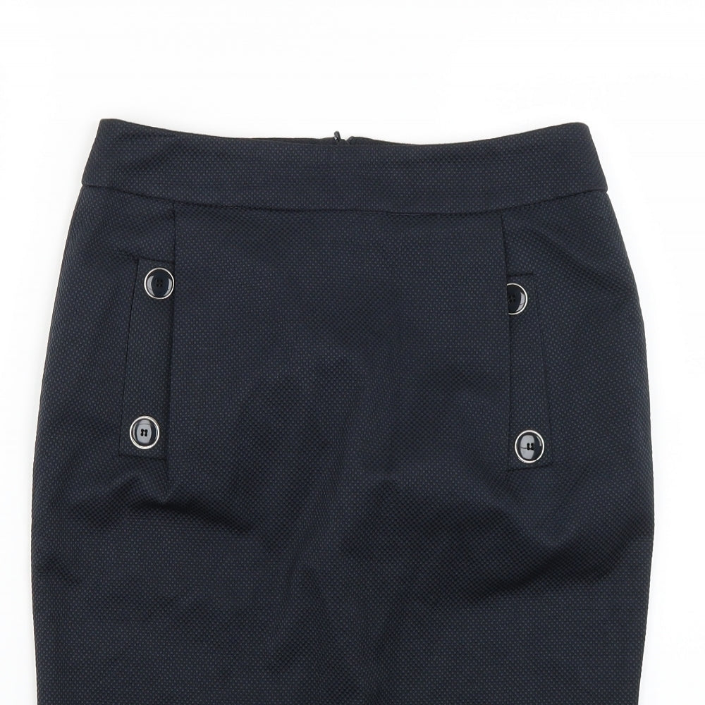 Marks and Spencer Womens Black   Straight & Pencil Skirt
