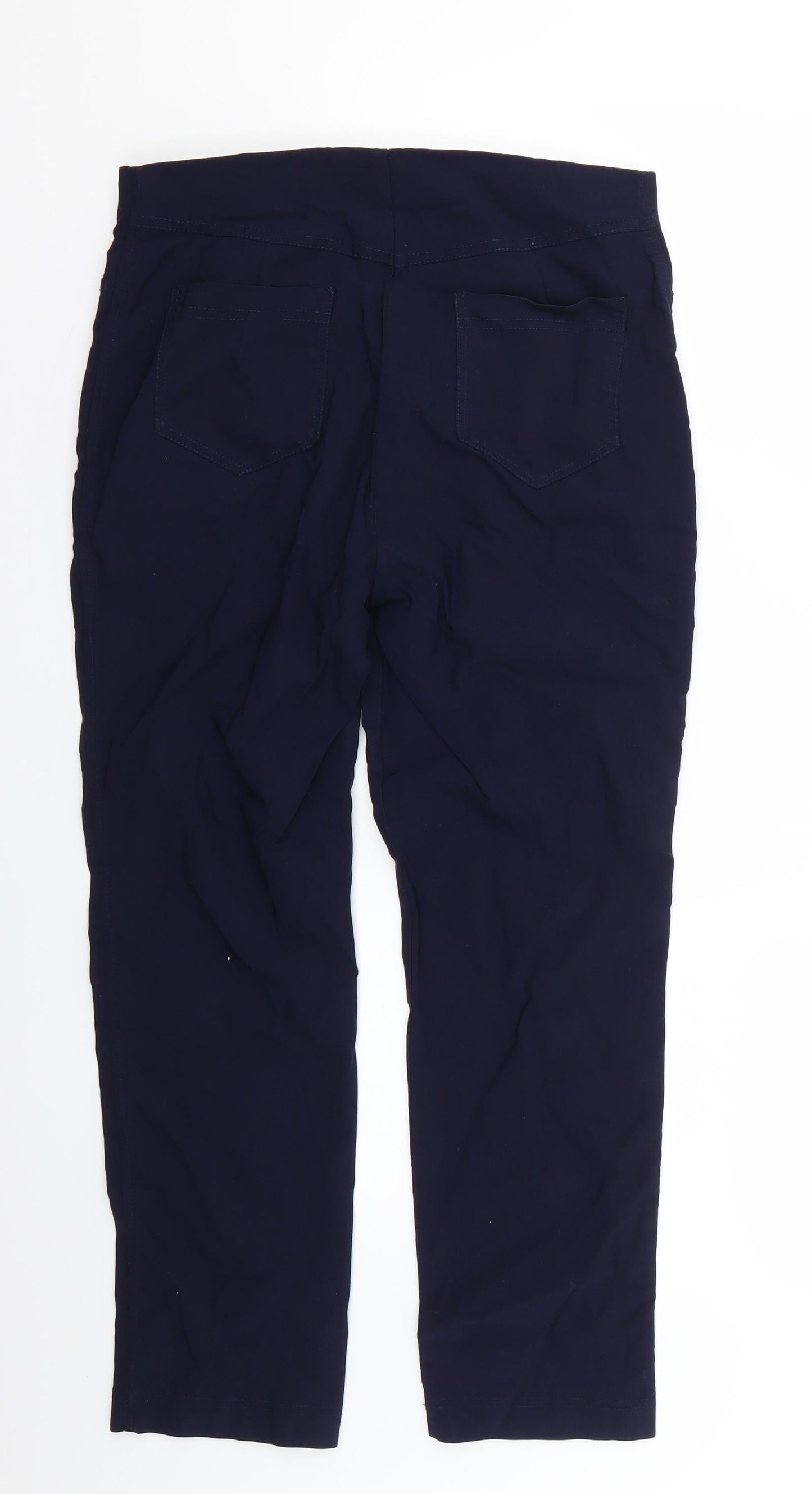 Womens UK Size 14 Preworn Regular Fit Skinny Blue Jeans