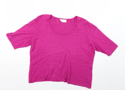 Womens UK Size 18 BHS Pink Pullover Jumper
