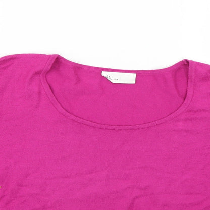 Womens UK Size 18 BHS Pink Pullover Jumper