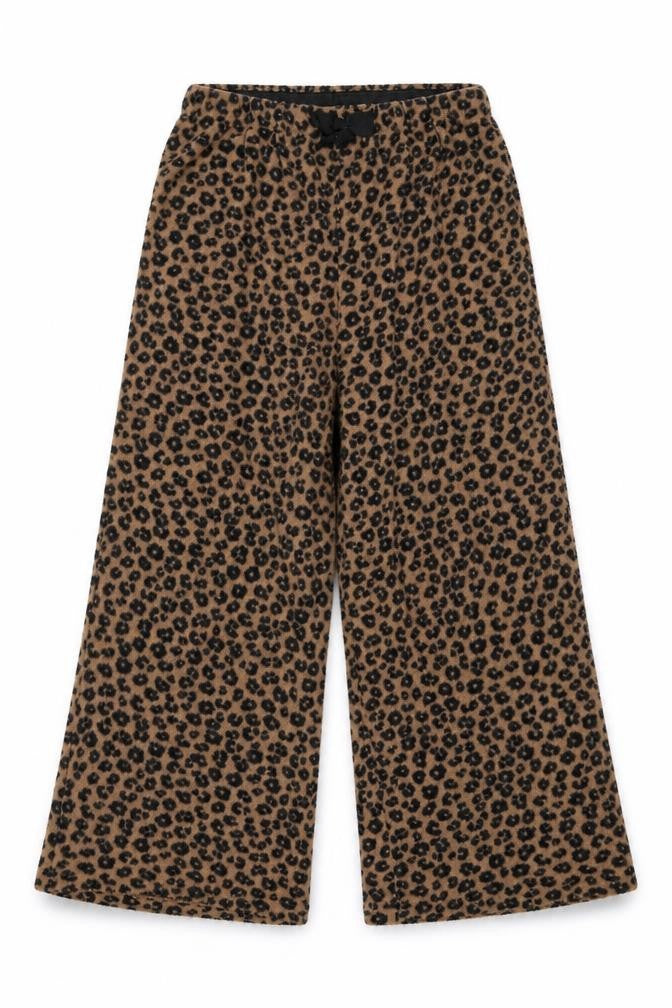 H&M Girls Beige Animal Print  Top Pyjama Pants Size 9-10 Years