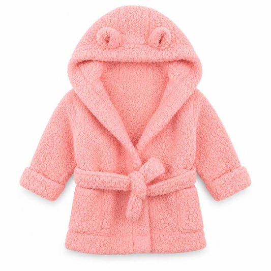 NEXT Girls Pink Solid  Babydoll Robe Size 12-18 Months