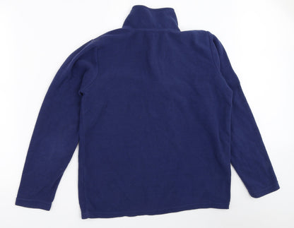 Mens UK Size XS Freedom Trail Blue Henley Sweatshirt