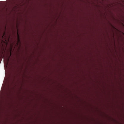 Womens UK Size M Gap Purple Basic T-Shirt