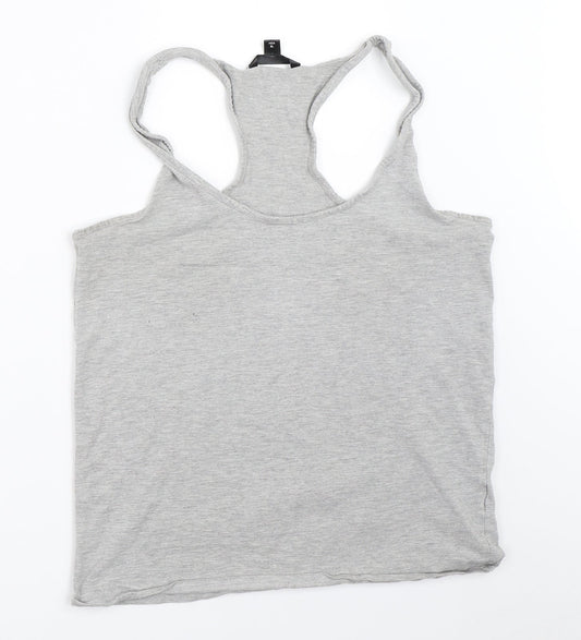 Golddigga Womens Grey   Basic Tank Size 14