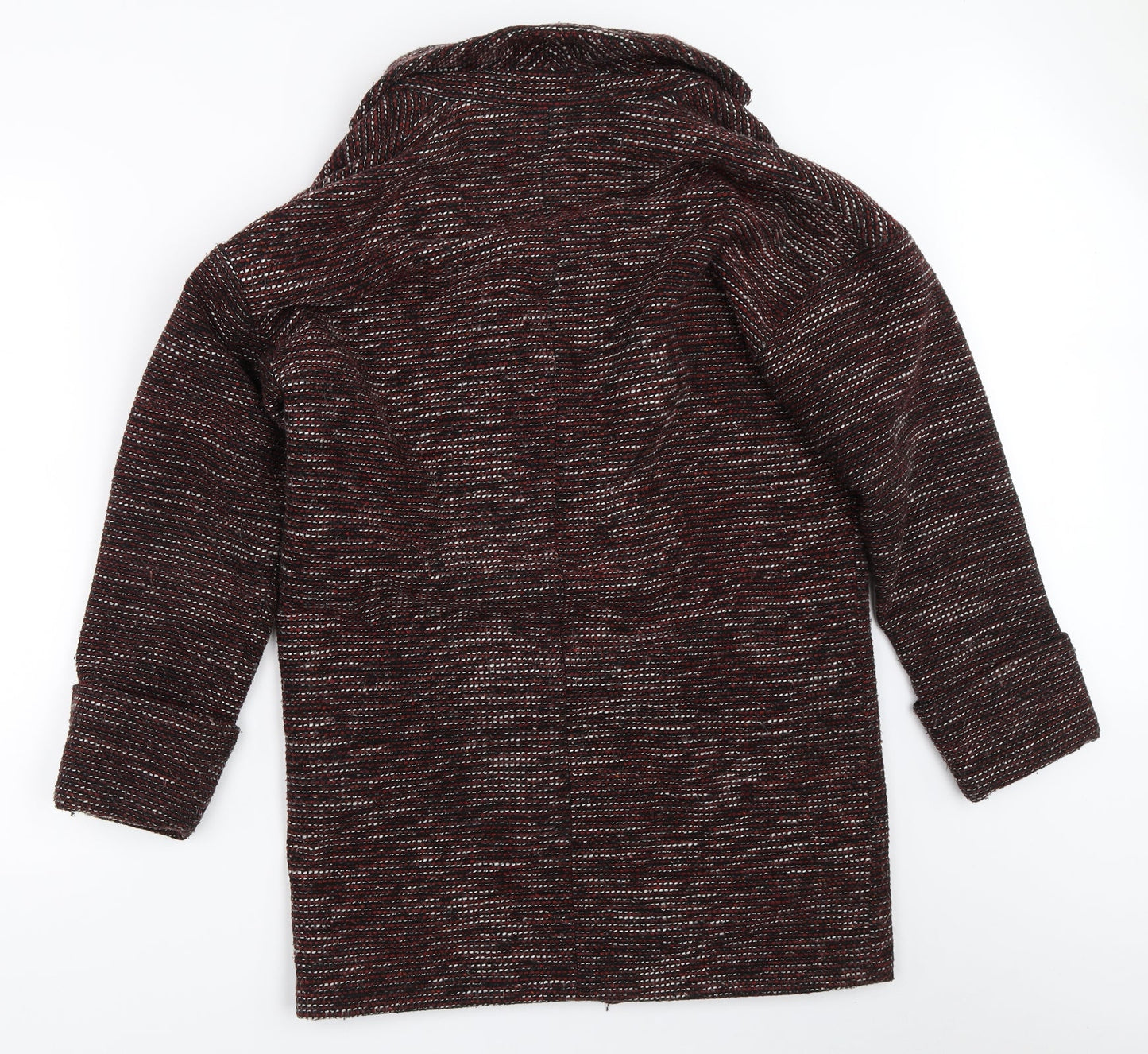 Papaya Womens Black   Overcoat Coat Size 10