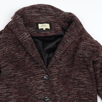 Papaya Womens Black   Overcoat Coat Size 10