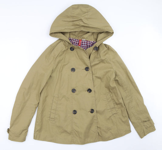 H&M Womens Beige   Jacket Coat Size 38