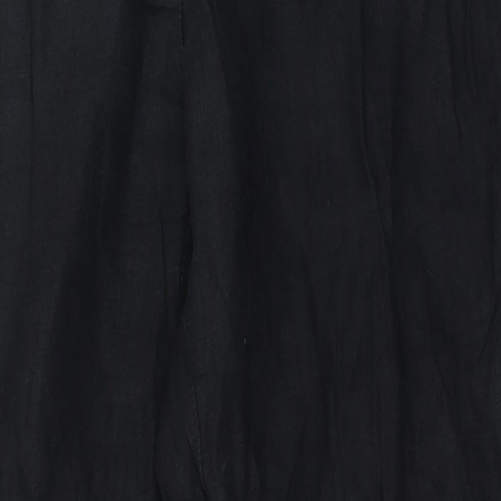 Womens UK Size 38 Yessica Regular Fit  Black Trousers
