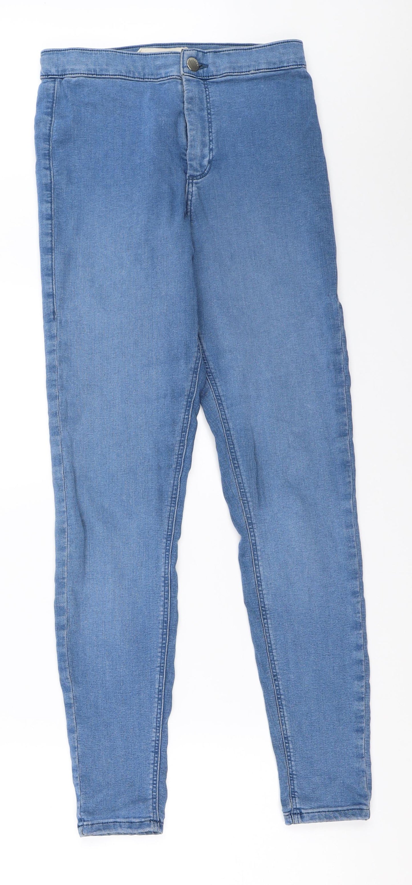 Topshop Womens Blue   Skinny Jeans Size 28 in L32 in