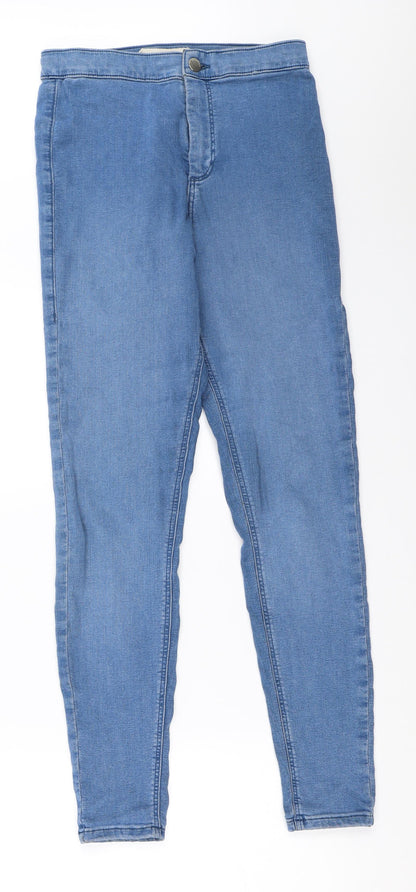 Topshop Womens Blue   Skinny Jeans Size 28 in L32 in