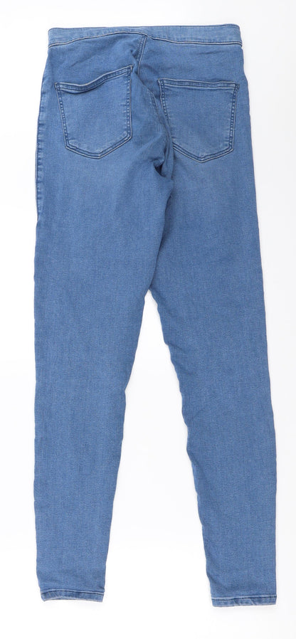 Topshop Womens Blue   Skinny Jeans Size 28 in L32 in