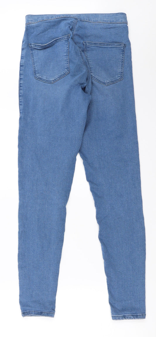 Topshop Womens Blue   Skinny Jeans Size 28 in L32 in