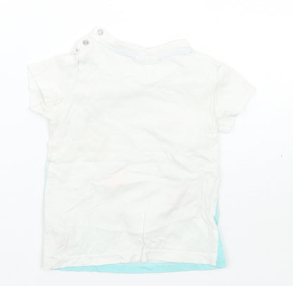 Disney Baby Boys Blue   Basic T-Shirt Size 12 Months