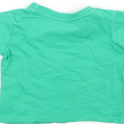 Primark Baby Green Batik  Basic T-Shirt Size 12-18 Months