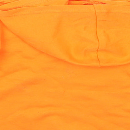 Preworn Boys Orange   Pullover Hoodie Size 2 Years