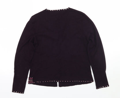 Womens UK Size L Principles Purple Cardigan Jumper
