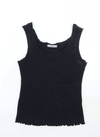 Womens UK Size 12 Marks and Spencer Black Basic Tank