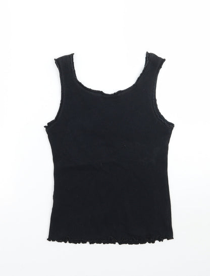 Womens UK Size 12 Marks and Spencer Black Basic Tank