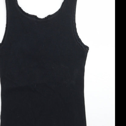 Womens UK Size 12 Marks and Spencer Black Basic Tank