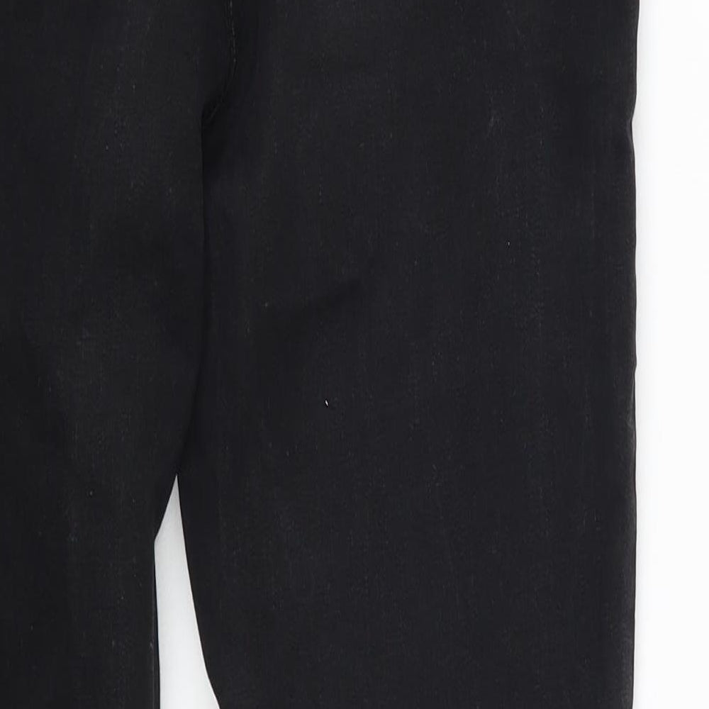 Denim & Co. Womens Black   Skinny Jeans Size 12 L28 in