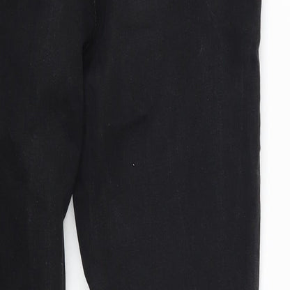 Denim & Co. Womens Black   Skinny Jeans Size 12 L28 in