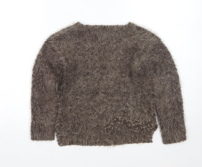 NEXT Girls Brown   Pullover Jumper Size 8 Years