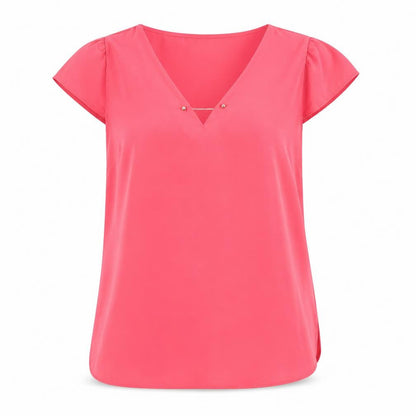 Womens UK Size 12 Atmosphere Orange Basic Blouse