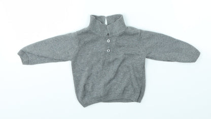 Matalan Baby Grey   Pullover Jumper Size 3-6 Months