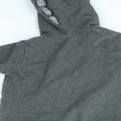 George Baby Grey   Full Zip Jumper Size 3-6 Months  - DINOSAUR
