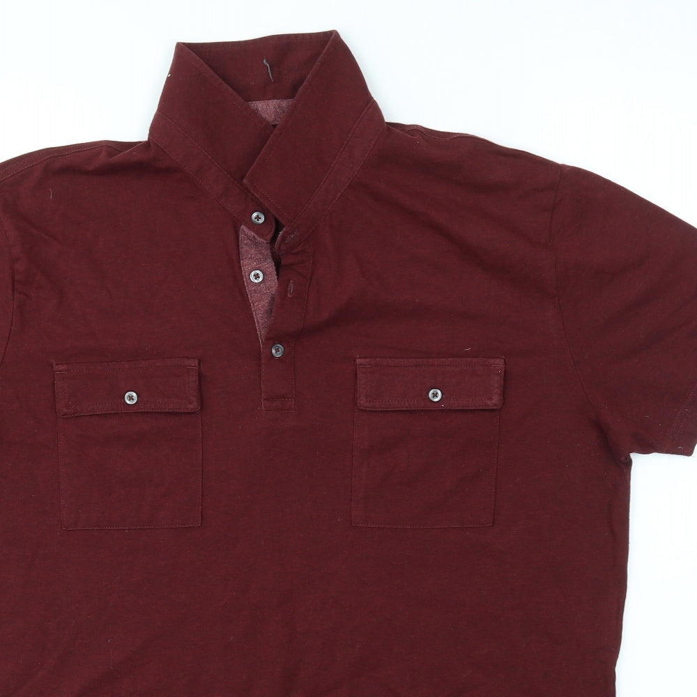 ACW85  Mens Purple    Polo Size XL